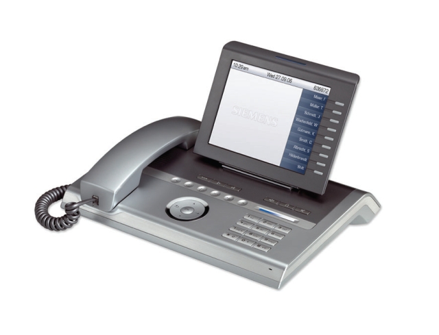 Siemens OpenStage 80 Silber-Blau SIP-Telefon